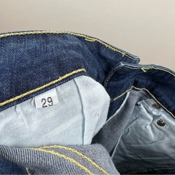 Acne Studios Skin 5 Skinny Jeans Womens Size 29 Dark Wash Mid Rise Blue Denim - Picture 4 of 11